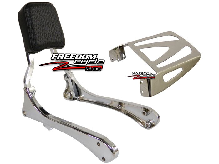 SUZUKI S40 S 40 BOULEVARD BLVD BACKREST BACK REST SISSY BAR & REAR RACK